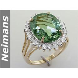 Antique 3.75 ct Burma Ruby & Diamond Pendant 14kt Gold