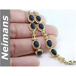 CERTIFIED Vintage 3.75 ct Apatite Ring 14kt Gold RARE