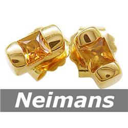 Vintage 3.50 ct Sapphire, Tsavorite & Diamond Ring 14kt