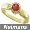 Image 1 : USGL Certified .75 ct Gem Ruby Solitaire Ring 14kt Gold