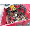 Image 1 : Tote of Varoius Automotive Rolls of Wire