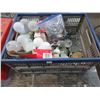 Image 1 : Tote of Various Electrical Items and Light Bulbs