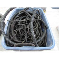 Tote of Various Sizes of Wire Loom