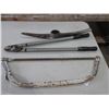 Image 1 : Pick Axe Head, 24" Prunning Shears & 23" Bow Saw