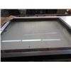Image 1 : NEW - 24 X 30 Bevel Frame Door Window with Wired Fire Glass