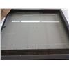 Image 2 : NEW - 24 X 30 Bevel Frame Door Window with Wired Fire Glass