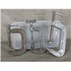 Image 1 : 3 C-clamps - 2 - 4", 1 - 5"