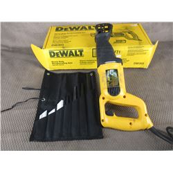 Dewalt Sawsall Model DW303 with Selection of Blades