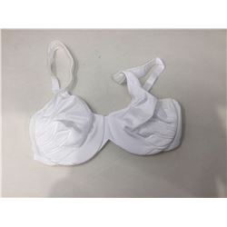34D White Lined Bra