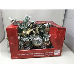 16in Flocked Centerpiece