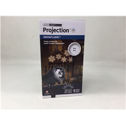 Projection Snowflurry LED Light Show-White