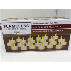 Flameless LED Tea Lights (24ct)