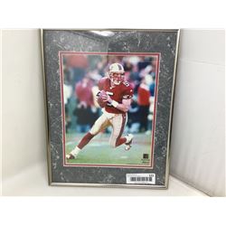 Autographed Jeff Garcia NFL San Francisco 49ers framed picture