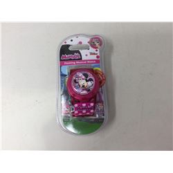 Minnie Flashing Musical Watch