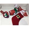 Image 1 : Mini Stockings and 20in Santa Stockin