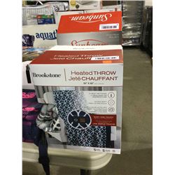 Brookstone Heated Throw Blanket (50" x 60")