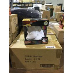 Case of 4 Emoji Color-Me and Glow Kit Glow Buddies LED Light Up Toys