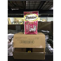 Case of Temptations Cat Treats Hearty Beef Flavor (12 x 85g)