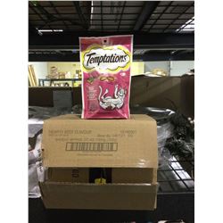 Case of Temptations Cat Treats Hearty Beef Flavor (12 x 85g)