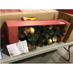 9' Arctic Flurry LED Pre-Lit Garland