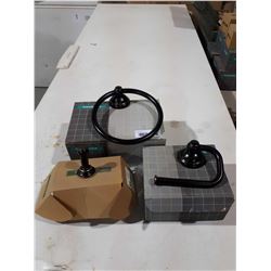 Hansgrohe3-PieceBathroom Set (Towel Ring, Toilet Paper Holder, Robe Hook)