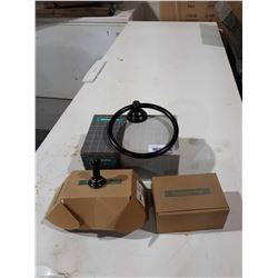 Hansgrohe 3-Piece Bathroom Set (Towel Ring, Robe Hook)