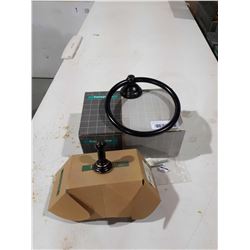 Hansgrohe2-Piece Bathroom Set (Towel Ring, Robe Hook)