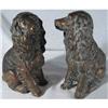 Image 1 : Spaniels. Pair. Hollow with copper finish #1279896