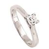 Image 1 : 0.70 carat PRINCESS CUT diamond solitaire ring #1280414