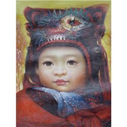 Chinese Baby Boy w/ Dragon on head, Mint #1280530