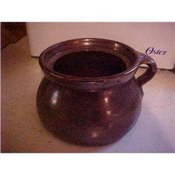 Crockery, Bennington Brown Bean Pot #1280585