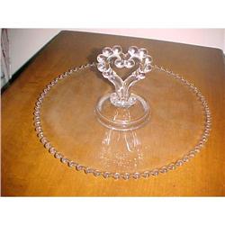 Candlewick Center Handle Pastry Tray #1280712