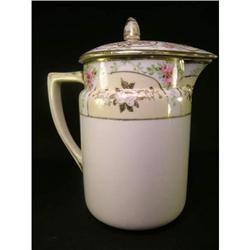 LOVELY NIPPON HAND PAINTED GILT ROSES TEAPOT  #1280788