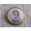 Image 1 : LOVELY VINTAGE LIMOGES LADY BROOCH #1280840