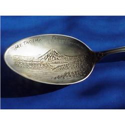 ANTIQUE FANCY STERLING SOUVENIR SPOON #1280893