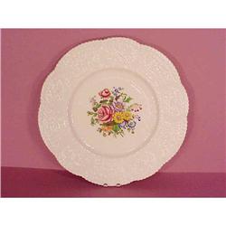 PINK ROSES Gorgeous Lg Plate LACE LIKE #1280915