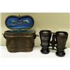 Image 1 : German Binoculars Leather Case Optiker Curt #1281035