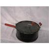 Image 1 : Graniteware Popcorn Popper Red Handle #1281099