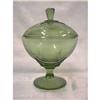 Image 1 : Green Candy Dish With Lid #1281103