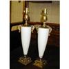 Image 1 : 2 Large Pottery/Brass Table lamps #1281164