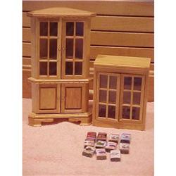 Corner hutch and a cabinet for a doll house #1287998