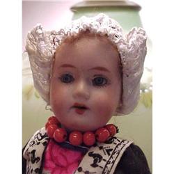 A.M. # 390 bisque head doll Dutch Girl #1288005