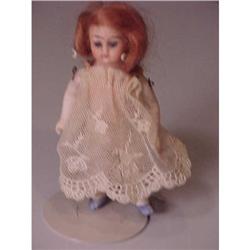 3.5  all bisque doll in lace #1288006