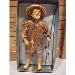 Oriental Compo/papier mache fisherman-wonderful#1288010