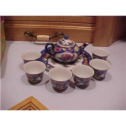 8 piece Gorgeous tea or saki set with box #1288016