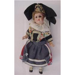 5.5  Germany Painted Bisque Doll Ethnic Costume#1288373