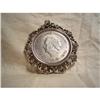 Image 1 : Large Silver Pendant with Silver 10 Guilden #1288574