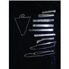 Image 1 : 10 Silver Tie Clasps #1288626