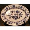 Image 1 : BLUE Onion PLATTER Cauldon 12 inch MEISSEN #1307260