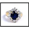 Image 1 : 3.79 CARAT NATURAL SAPPHIRE IN AN 18K RING #1307623